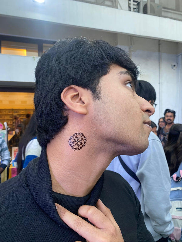 Real customer wearing The Grace Of Geometry