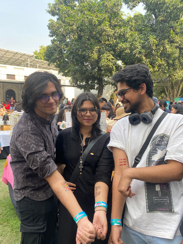 Real customer wearing Ishq Hai, Ishq Hai, Ishq Hai