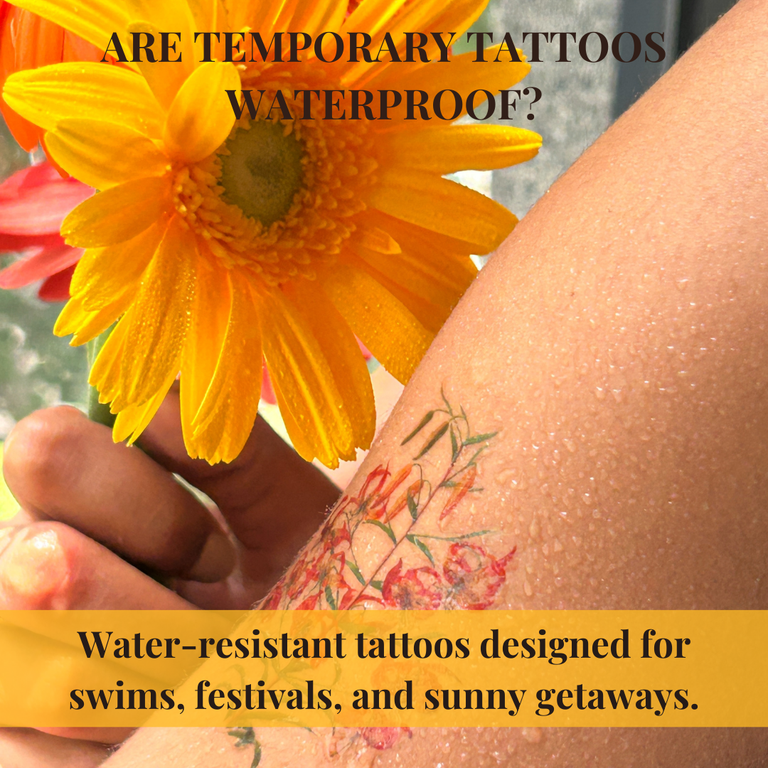 Are Temporary Tattoos Waterproof? Pool & Beach Guide | Anomalie Tattoo Co.