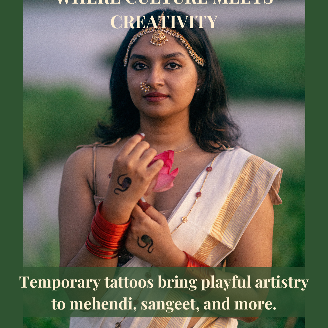 Temporary Tattoos for Weddings in India | A Modern Twist on Tradition