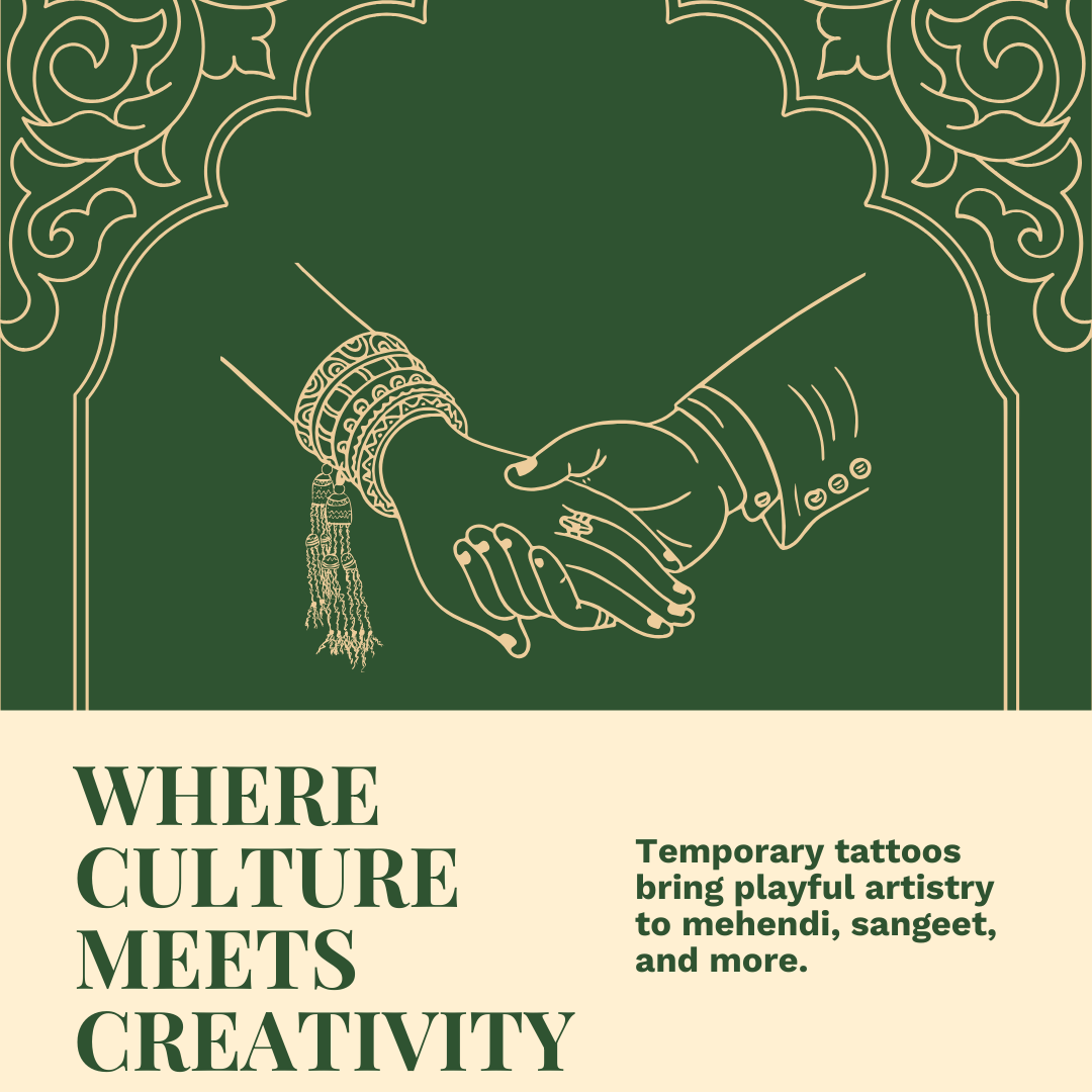 Temporary Tattoos for Weddings in India | A Modern Twist on Tradition