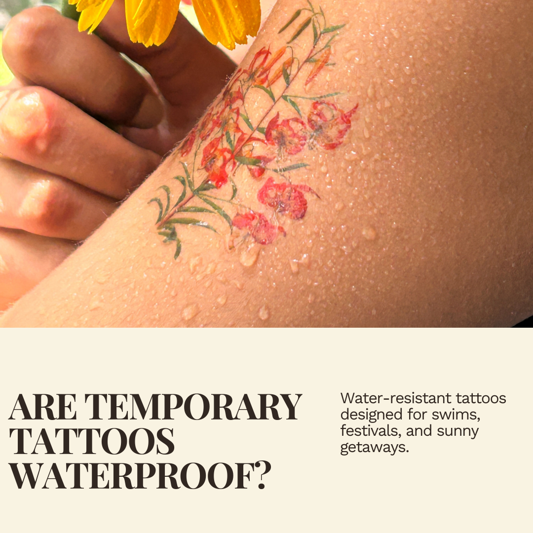 Are Temporary Tattoos Waterproof? Pool & Beach Guide | Anomalie Tattoo Co.