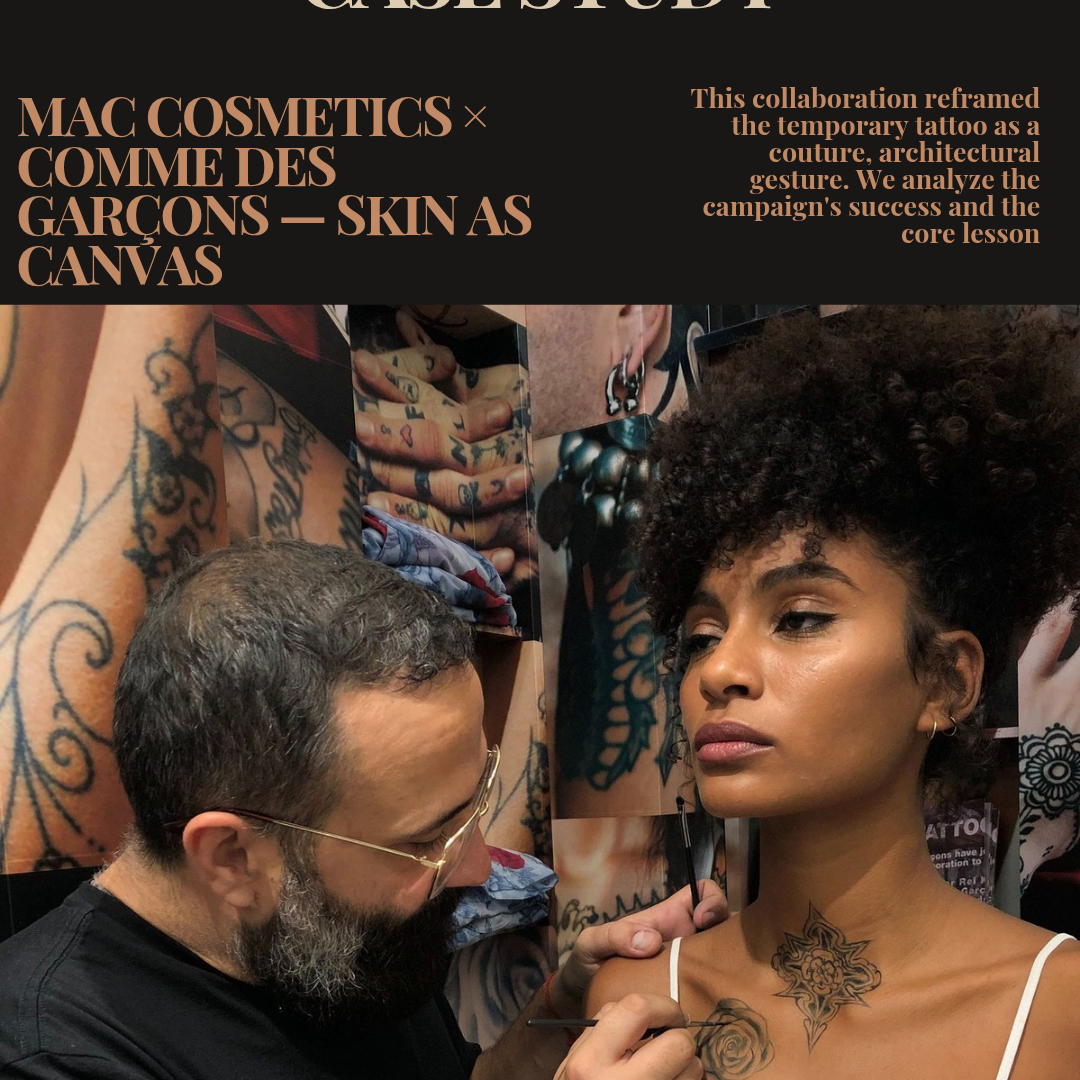 MAC × Comme des Garçons: When Fashion and Tattoos Shared a Mirror