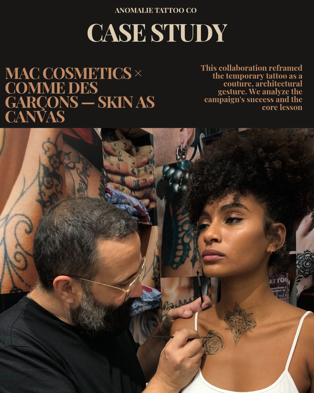 MAC × Comme des Garçons: When Fashion and Tattoos Shared a Mirror
