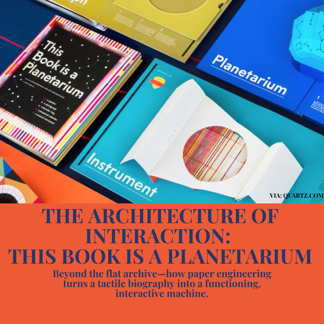 THE ARCHITECTURE OF INTERACTION: THIS BOOK IS A PLANETARIUM