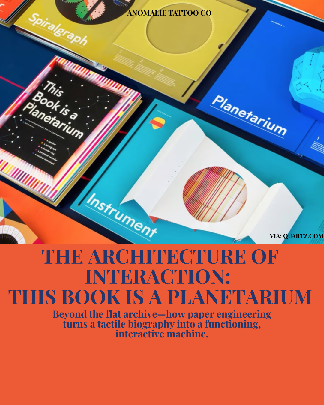 THE ARCHITECTURE OF INTERACTION: THIS BOOK IS A PLANETARIUM