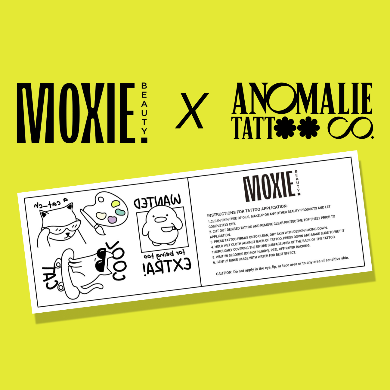 How Our Custom Tattoos Helped Moxie Beauty Create a Wearable Brand Experience