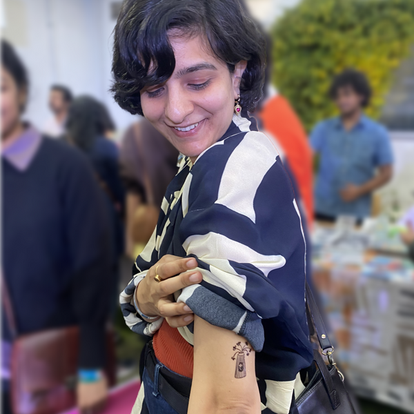 Real customer wearing Pottery Mania