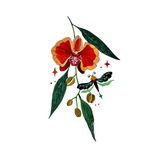The Orchid Guardian Grasshopper