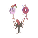 Inhabitants of the Glazed Galaxy