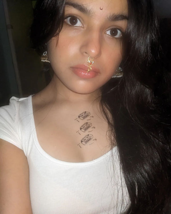 Real customer wearing Light My Fire