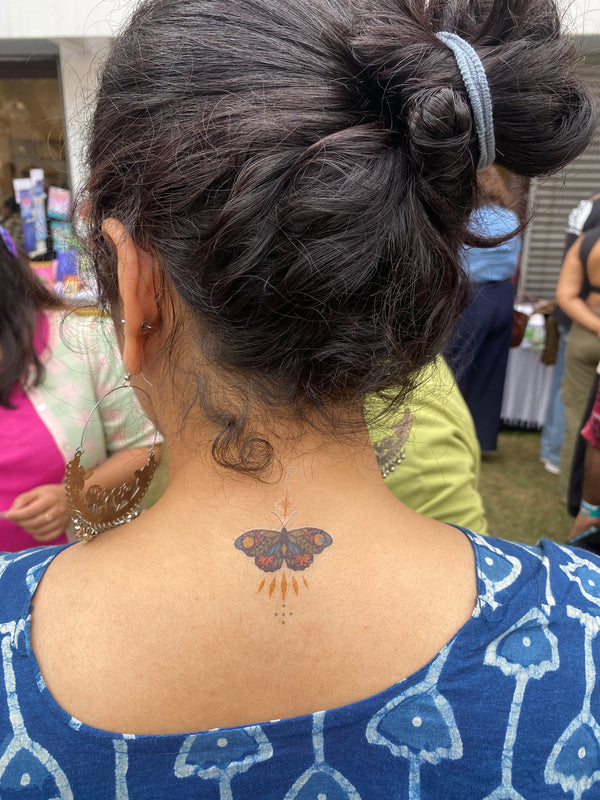 Real customer wearing Home Of The Butterflies