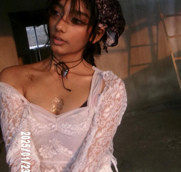 Real customer wearing I Dance With Danger